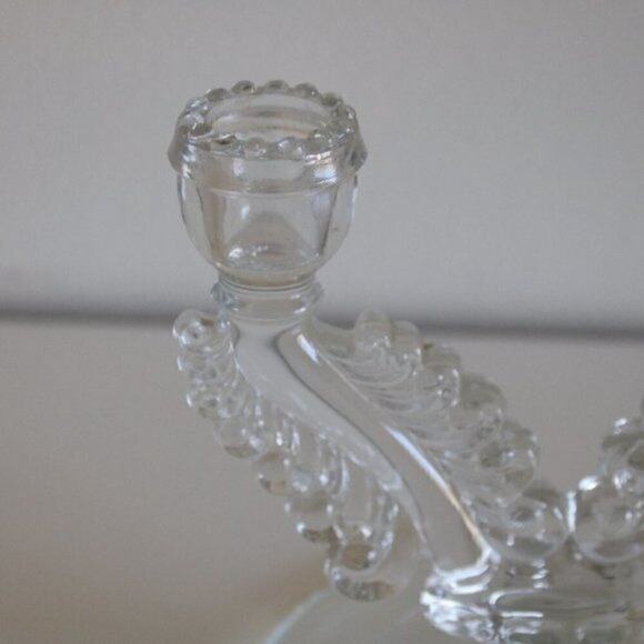 Vintage Susquehanna Double Arm Candle Holder, Taper, Dinner Table Candlelight, - Picture 2 of 3